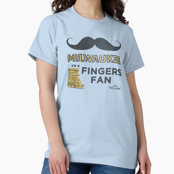 Item preview, Fingers Fan • Rollie Fingers • Milwaukee Brewers designed and sold by MKE Rhine Maiden  •  Grumble Services, LLC..
