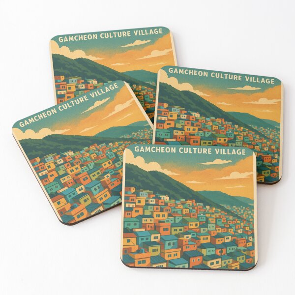Item preview, Gamcheon Culture Village Overlook, Busan South Korea designed and sold by Aryabek.