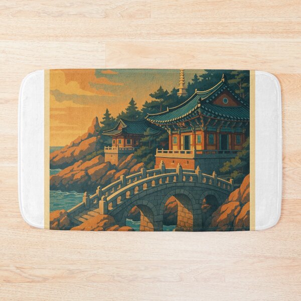 Item preview, Sunset at Haedong Yonggungsa Temple, Busan South Korea designed and sold by Aryabek.