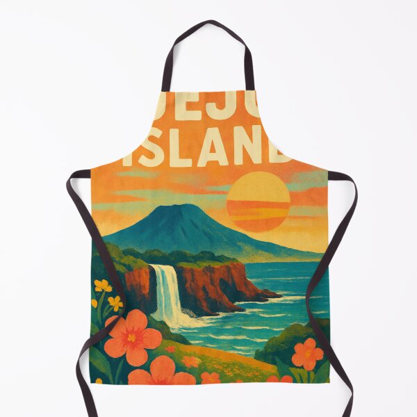 Item preview, Sunset Coast and Waterfalls of Jeju Island, South Korea designed and sold by Aryabek.