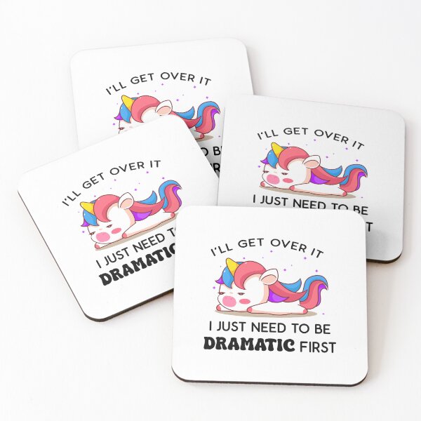 Item preview, I Just Need To Be Dramatic Lazy Unicorn Gift designed and sold by Spyshirt.