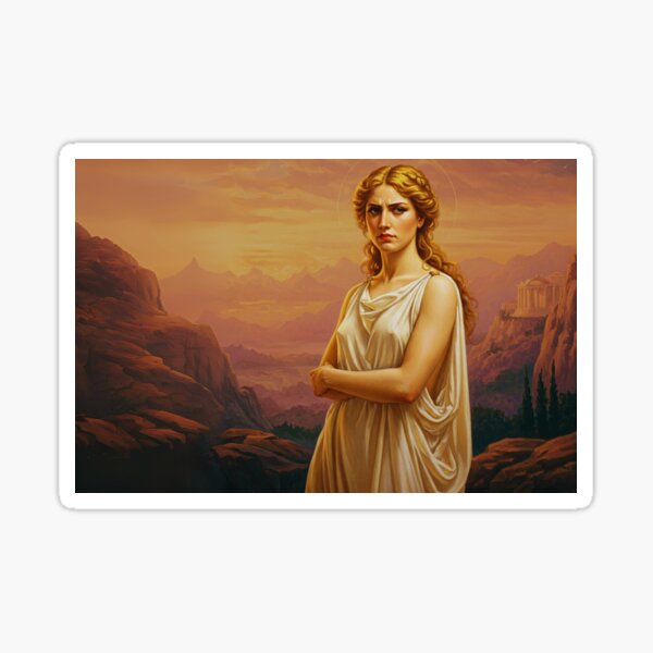 Vista previa del artículo con la obra «Madre Hera», diseñado y vendido por BakteriaPrints.