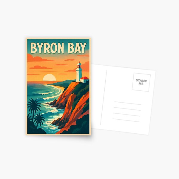 Item preview, Lighthouse Sunset View at Byron Bay, New South Wales Australia designed and sold by Aryabek.