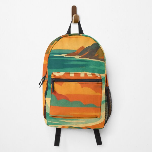 Item preview, Surfer and Lighthouse Coastline at Byron Bay, Australia designed and sold by Aryabek.