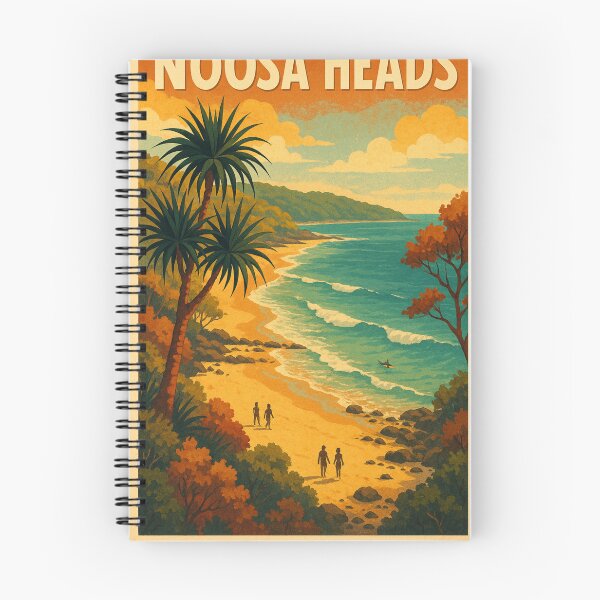Item preview, Noosa Heads Coastal Trail and Surf Beach, Queensland Australia designed and sold by Aryabek.