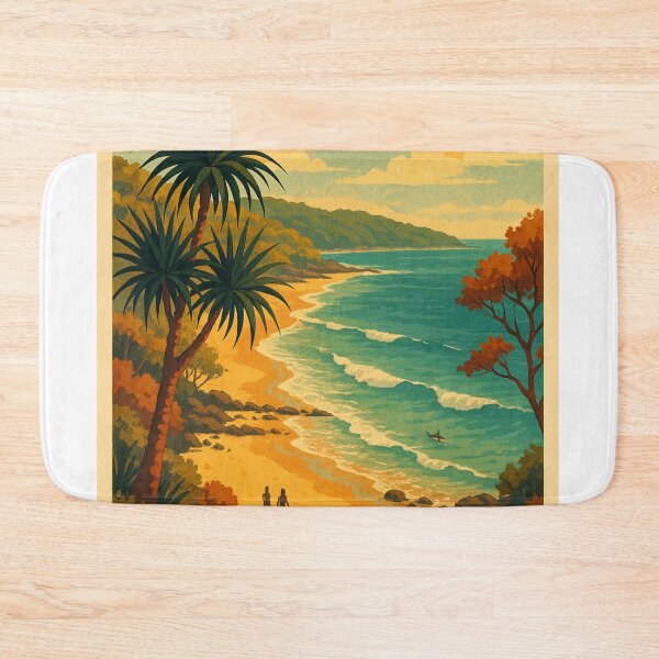 Item preview, Noosa Heads Coastal Trail and Surf Beach, Queensland Australia designed and sold by Aryabek.