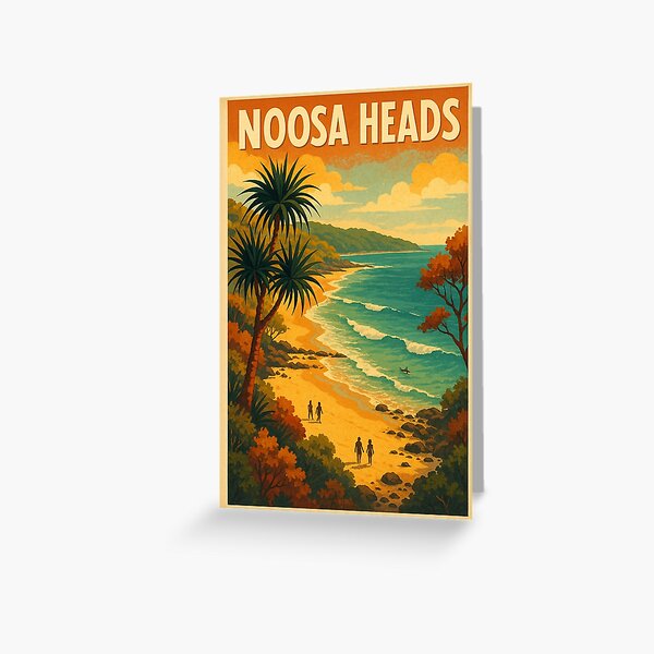 Item preview, Noosa Heads Coastal Trail and Surf Beach, Queensland Australia designed and sold by Aryabek.