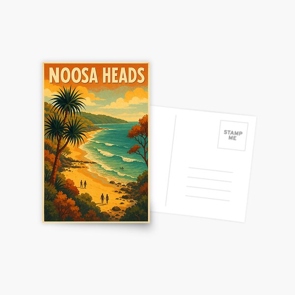 Item preview, Noosa Heads Coastal Trail and Surf Beach, Queensland Australia designed and sold by Aryabek.