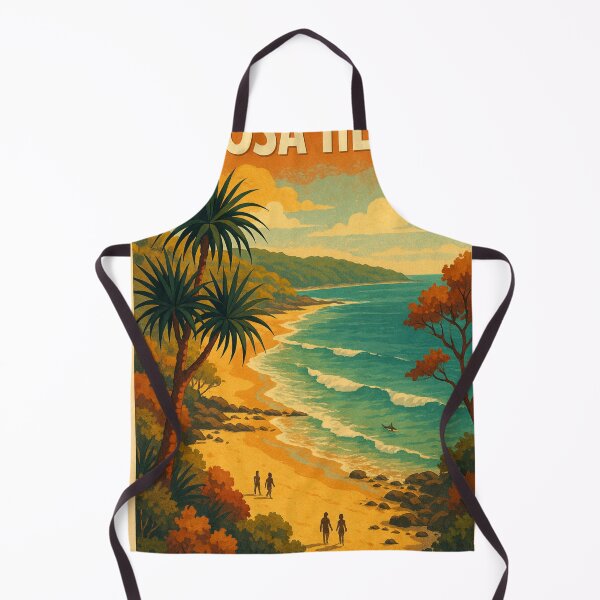 Item preview, Noosa Heads Coastal Trail and Surf Beach, Queensland Australia designed and sold by Aryabek.