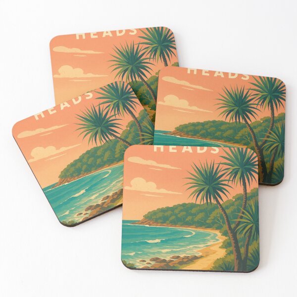 Item preview, Sunset Coastline and Walking Trail at Noosa Heads, Sunshine Coast Queensland designed and sold by Aryabek.