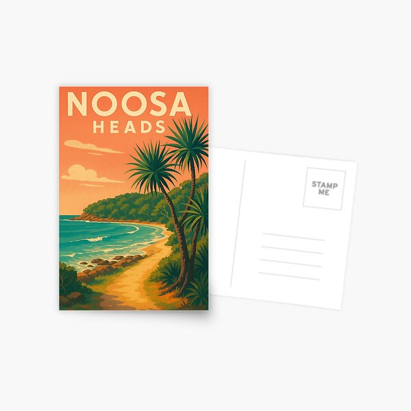 Item preview, Sunset Coastline and Walking Trail at Noosa Heads, Sunshine Coast Queensland designed and sold by Aryabek.