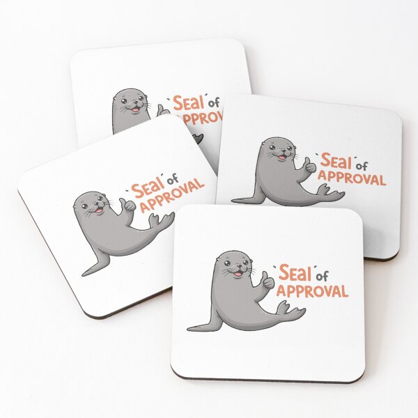 Item preview, Seal of Approval - Funny Cartoon Seal Giving Thumbs Up designed and sold by amithachapa.