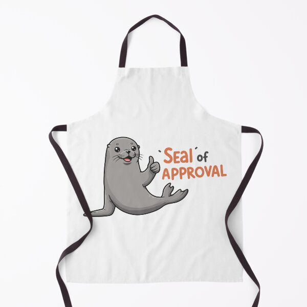 Item preview, Seal of Approval - Funny Cartoon Seal Giving Thumbs Up designed and sold by amithachapa.