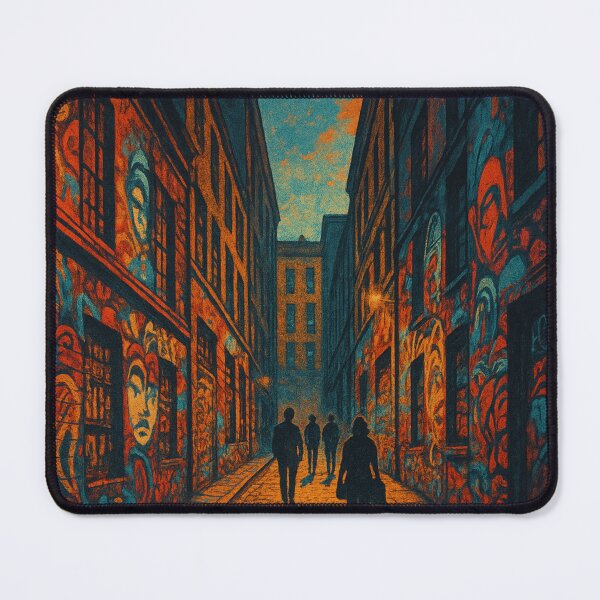 Item preview, Evening Shadows and Graffiti Walls of Hosier Lane, Melbourne Australia designed and sold by Aryabek.