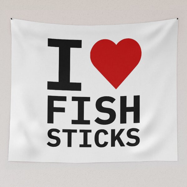 Item preview, I Love Fish Sticks designed and sold by Eggroll the Cat.