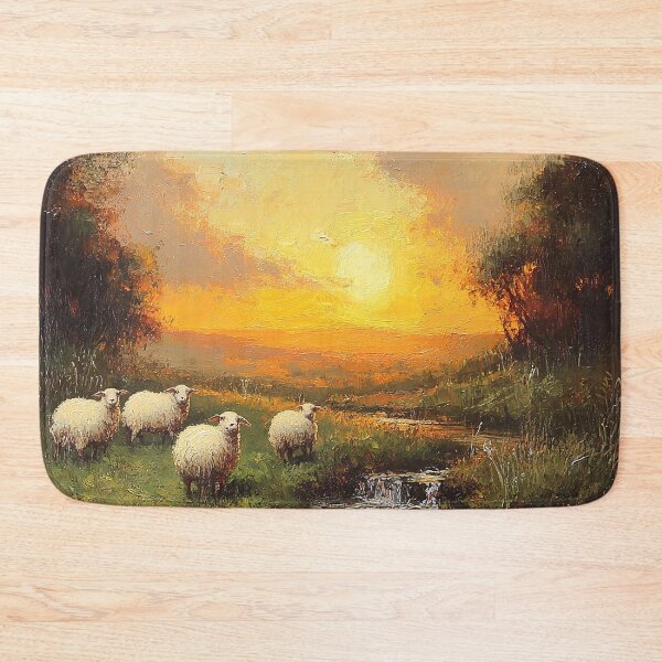 Item preview, Golden Pastures at Dusk designed and sold by Pixel Junkies Studio.