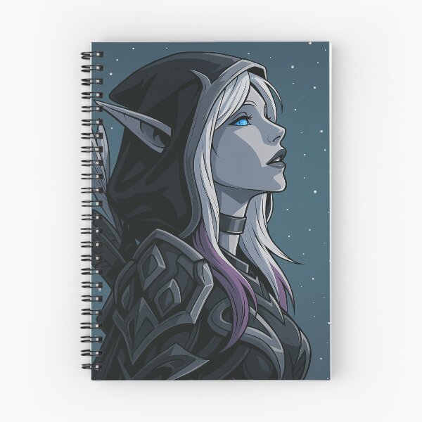 Item preview, Nyxana the Void Elf – Dark Elegance & Power designed and sold by OnlyGonk.