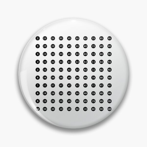 Item preview, Number 1 to 100 in Black Circle designed and sold by Ching Teoh.