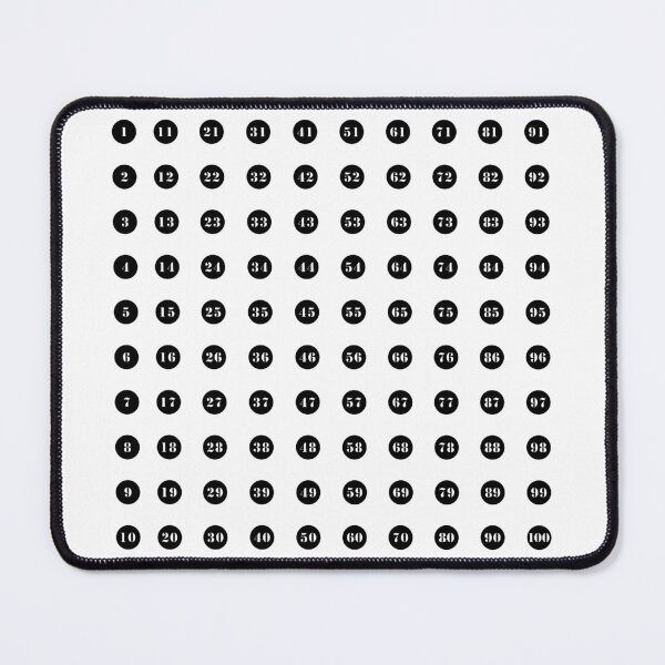 Item preview, Number 1 to 100 in Black Circle designed and sold by Ching Teoh.