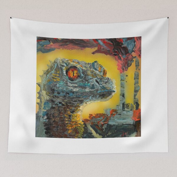Item preview, Painting of PetroDragonic Apocalypse King Gizzzard  designed and sold by Eyelander117.