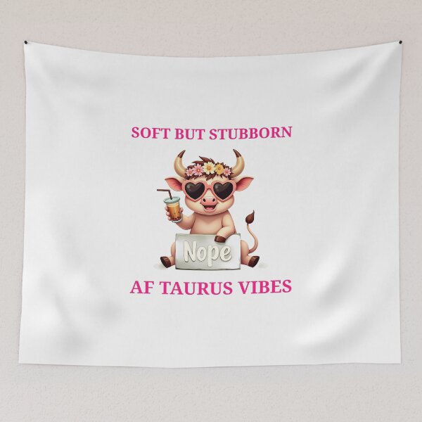 Item preview, Soft But Stubborn AF Taurus Vibes designed and sold by gogettadriptees.