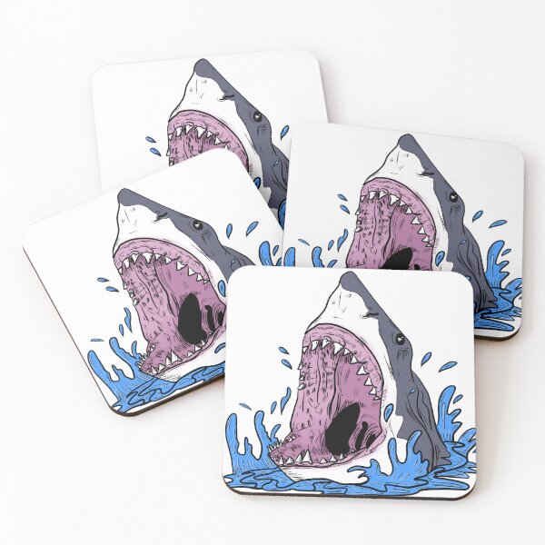 Item preview, Great white designed and sold by Kate Miller Illustrator.