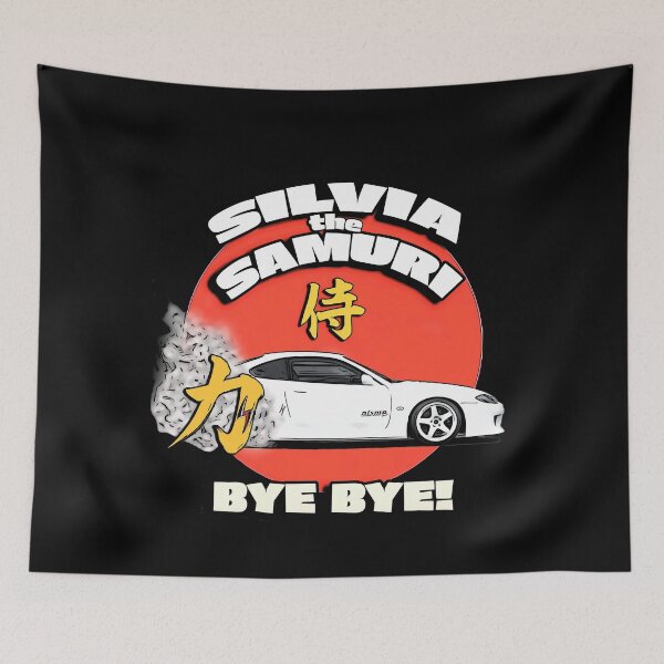 Item preview, Silvia S15 Cartoon – Drift JDM Nissan Art (White) designed and sold by Michael van der Hoorn.