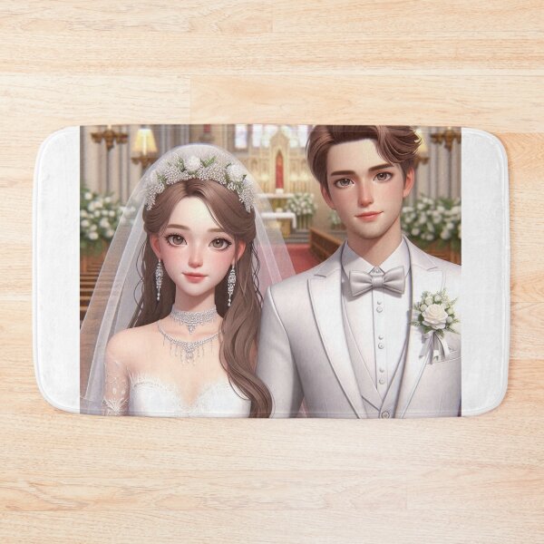Item preview, Bride and Groom Wedding Day at Church designed and sold by choder61.