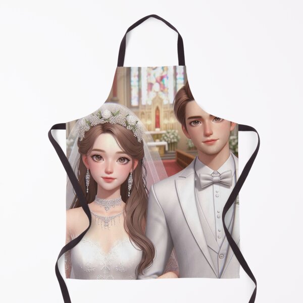 Item preview, Bride and Groom Wedding Day at Church designed and sold by choder61.