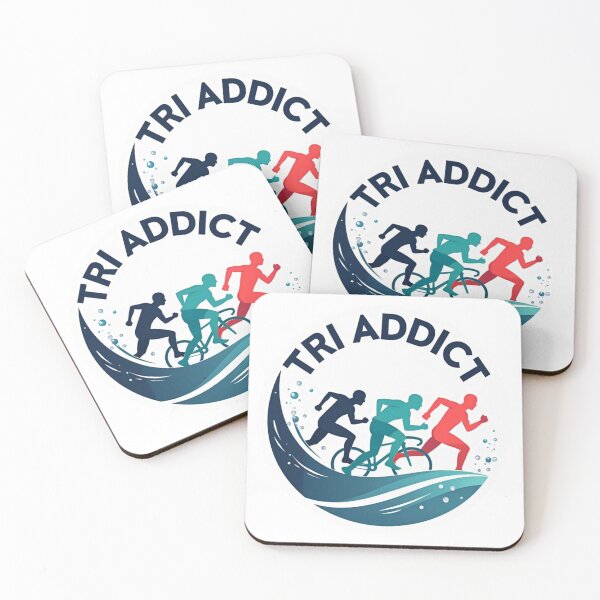 Item preview, Tri Addict – Swim. Bike. Run. Repeat. designed and sold by Triathlongram.
