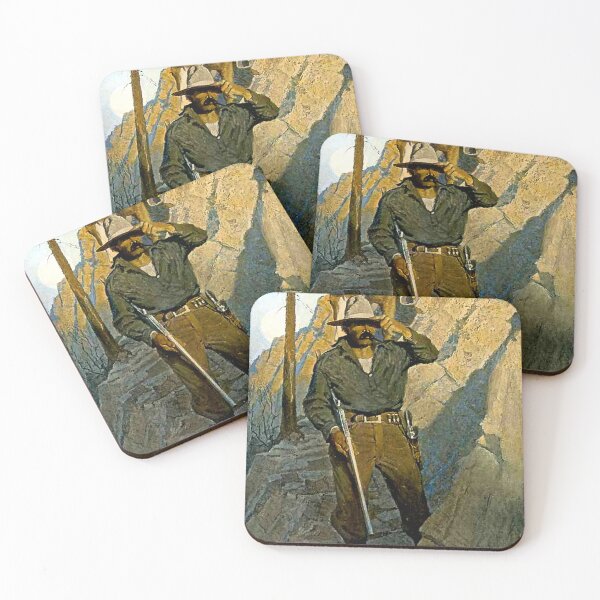 Item preview, N C Wyeth Western Painting “The Sheriff”  designed and sold by PatricianneK.