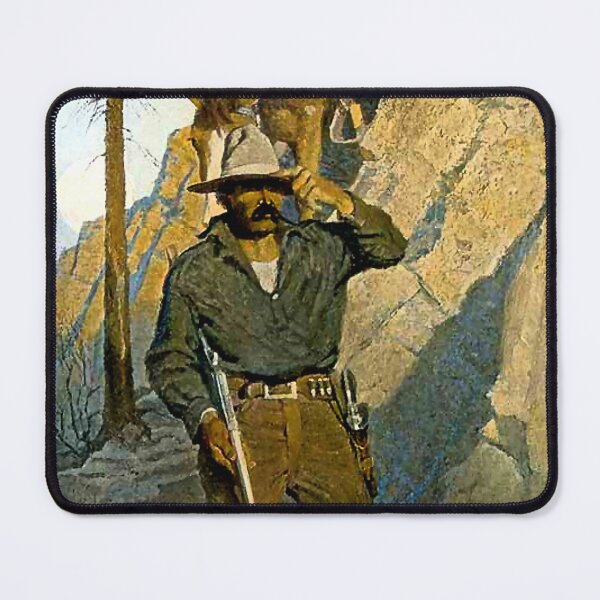 Item preview, N C Wyeth Western Painting “The Sheriff”  designed and sold by PatricianneK.