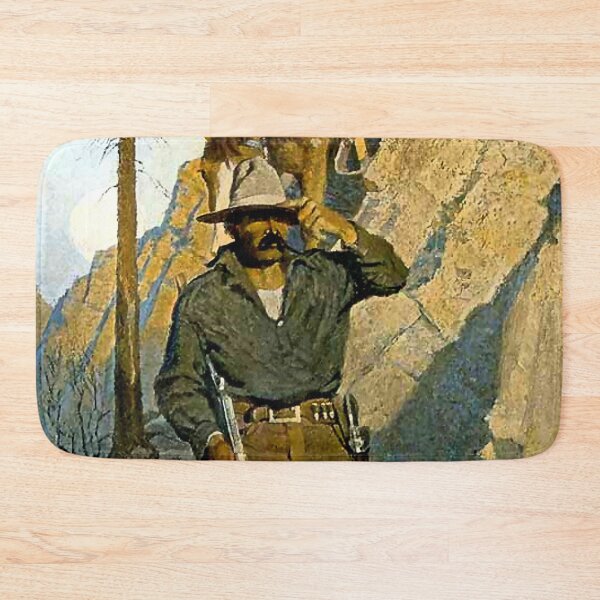 Item preview, N C Wyeth Western Painting “The Sheriff”  designed and sold by PatricianneK.