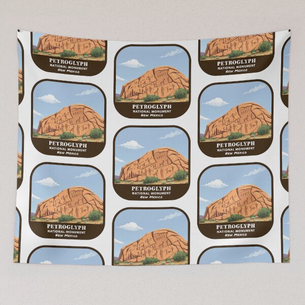 Item preview, Vintage Petroglyph National Monument (New Mexico) designed and sold by RabbitK.