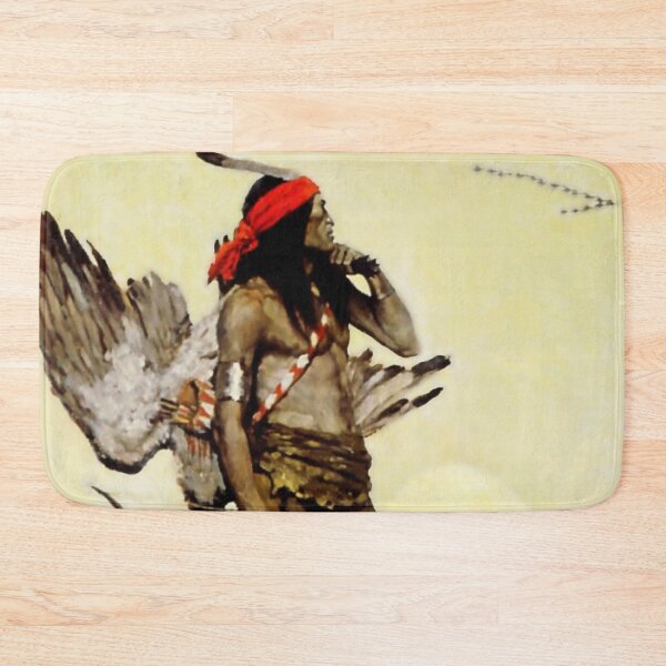 Item preview, N C Wyeth Western Painting “The Hunter”  designed and sold by PatricianneK.