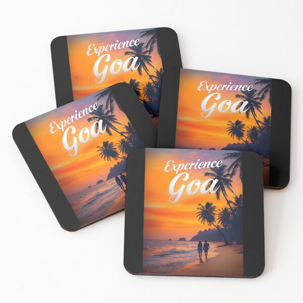 Item preview, Romantic Sunset at Palolem Beach Experience Goa Poster designed and sold by FestivityFinds.