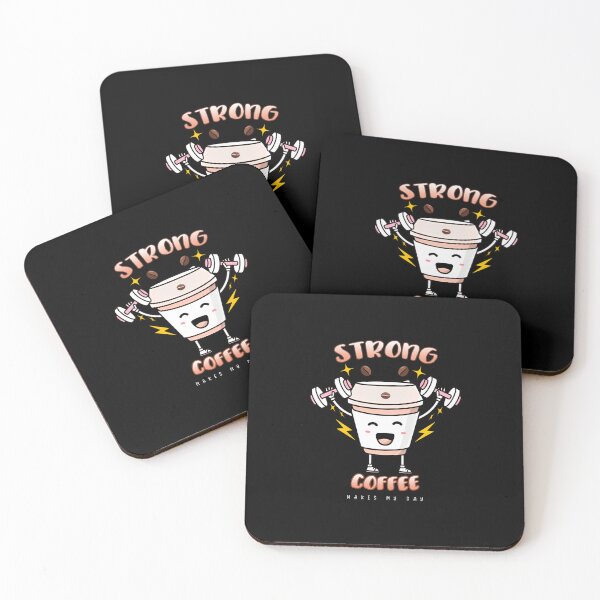 Item preview, Strong Coffee makes my day Active designed and sold by Spyshirt.