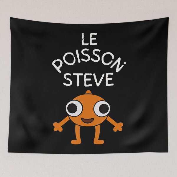 Item preview, Funny Fish Meme Le Poisson Steve designed and sold by Shaun-Arts.