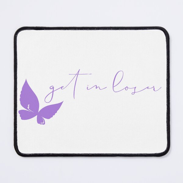 Item preview, Purple Get in Loser Sticker with Butterfly designed and sold by tinyindiangirl.