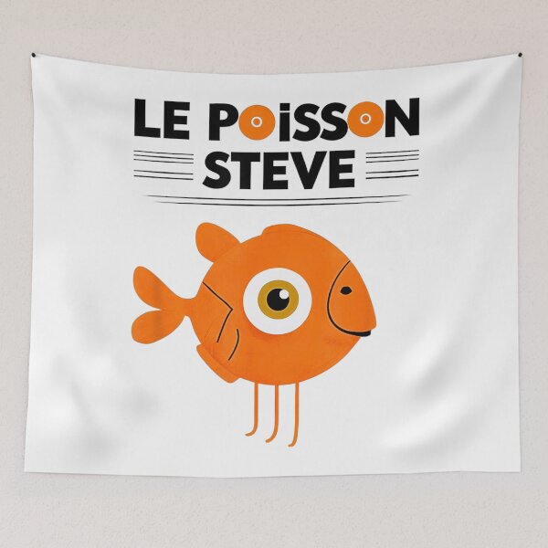 Item preview, Funny Le Poisson Steve Fish designed and sold by Shaun-Arts.
