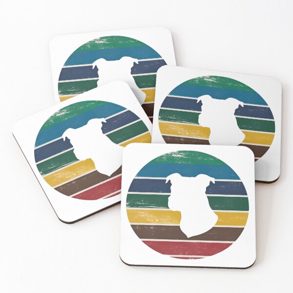 Item preview, Pitbull Vintage Sunset Silhouette | Retro Pitbull Lover Gift designed and sold by Fredster1966.
