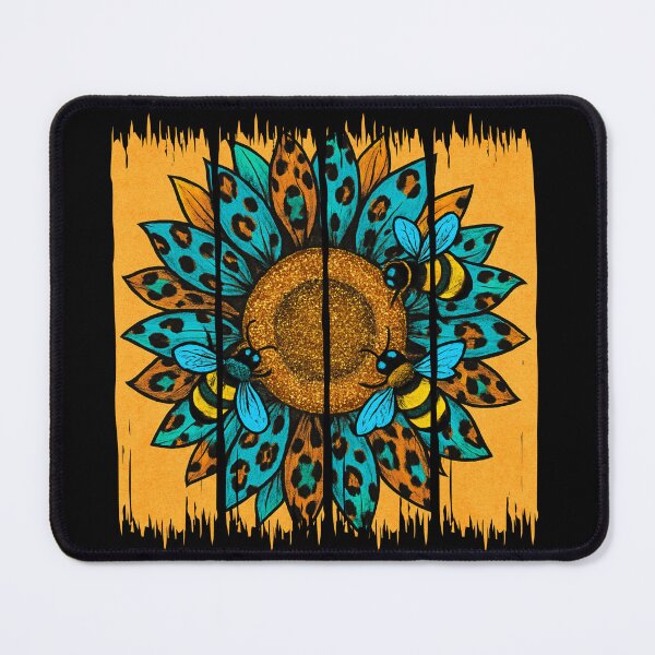 Item preview, Leopard Sunflowers and Bees designed and sold by BeansHotTees.