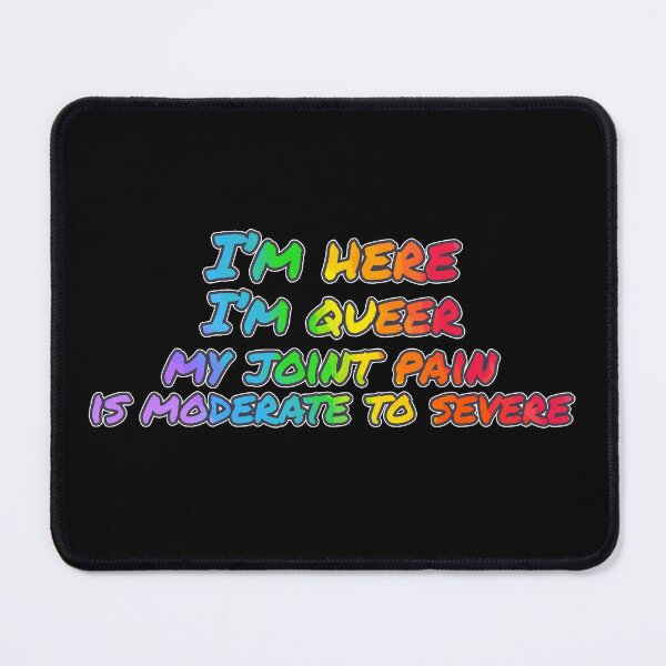 Item preview, I’m here Im Queer designed and sold by crestfallenmermaid.
