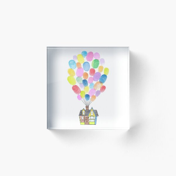 The only way is Up! Acrylic Block