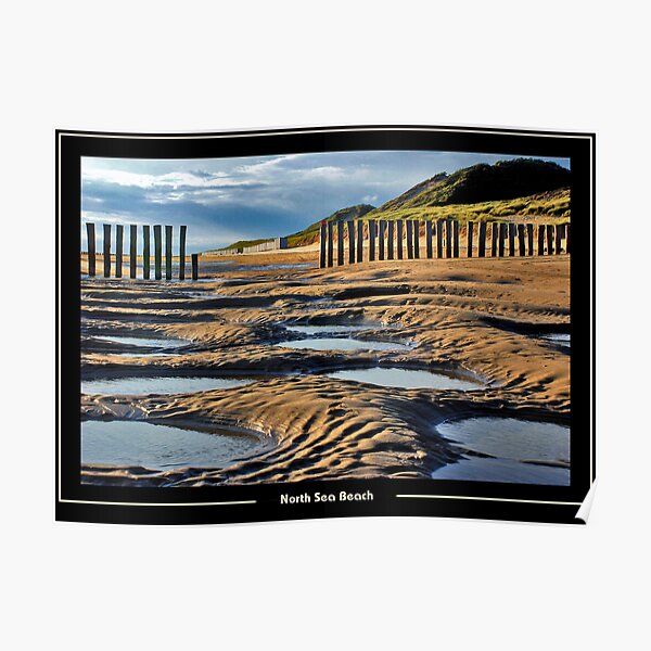 North Sea Beach 4 Poster