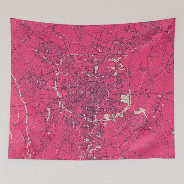 Item preview, Chengdu City Map of Sichuan, China - Blossom designed and sold by deMAP.