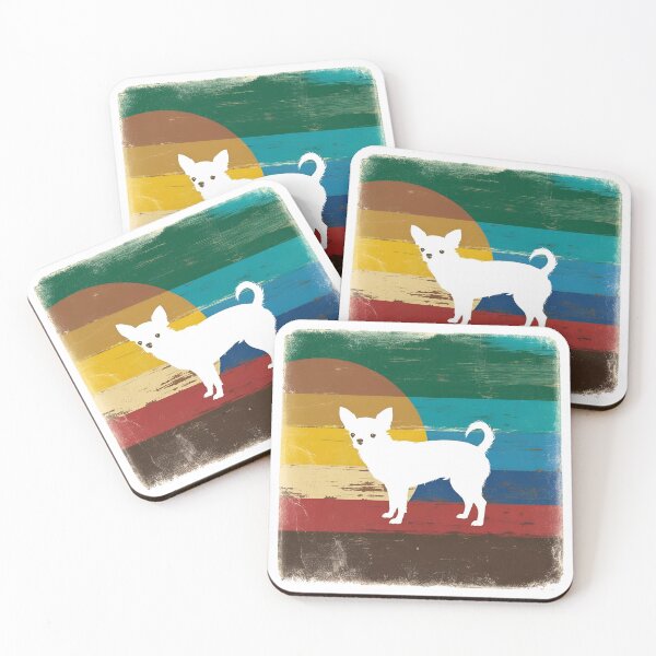 Item preview, Chihuahua Vintage Sunset Silhouette | Retro Dog Lover Gift designed and sold by Fredster1966.
