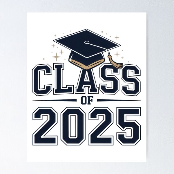 Item preview, Class of 2025 Graduation Cap Design designed and sold by EpicMediaShop.