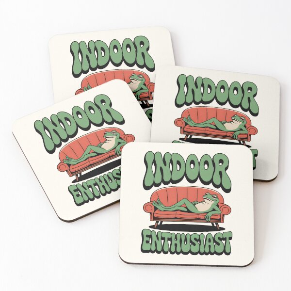 Item preview, Indoor Enthusiast | Super Chill Frog Design designed and sold by Altered Pixels.