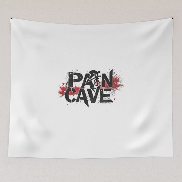 Item preview, Pain Cave – Hardcore Cycling Motivation Design for Athletes designed and sold by Triathlongram.